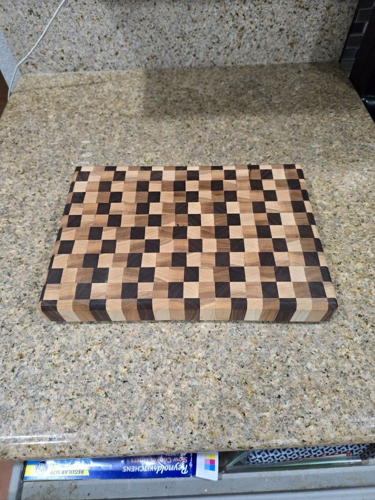 End Grain Cutting Board Handmade Kitchen House