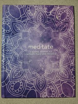 Meditate: A Guided Journal Hardcover New Book 