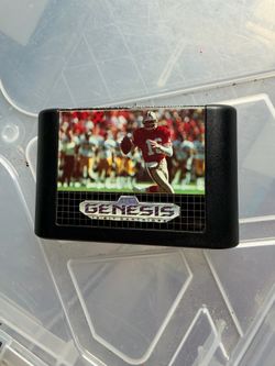 NFL Sports Talk Football '93 Starring Joe Montana (Sega Genesis,1992)  3 Tested