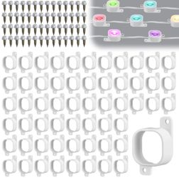120 Set Light Clips Compatible with Govee Pro H706 H806 Mounting Clips with 250 Screws Compatible with Govee H706 H806 Pro Permanent Outdoor Lights Ex