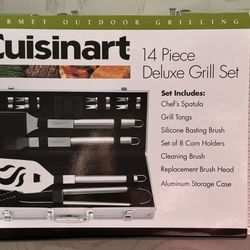 Cuisinart 14 Pieces Deluxe Grill Set