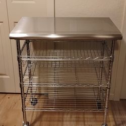 Seville Classics Commercial Rolling Table