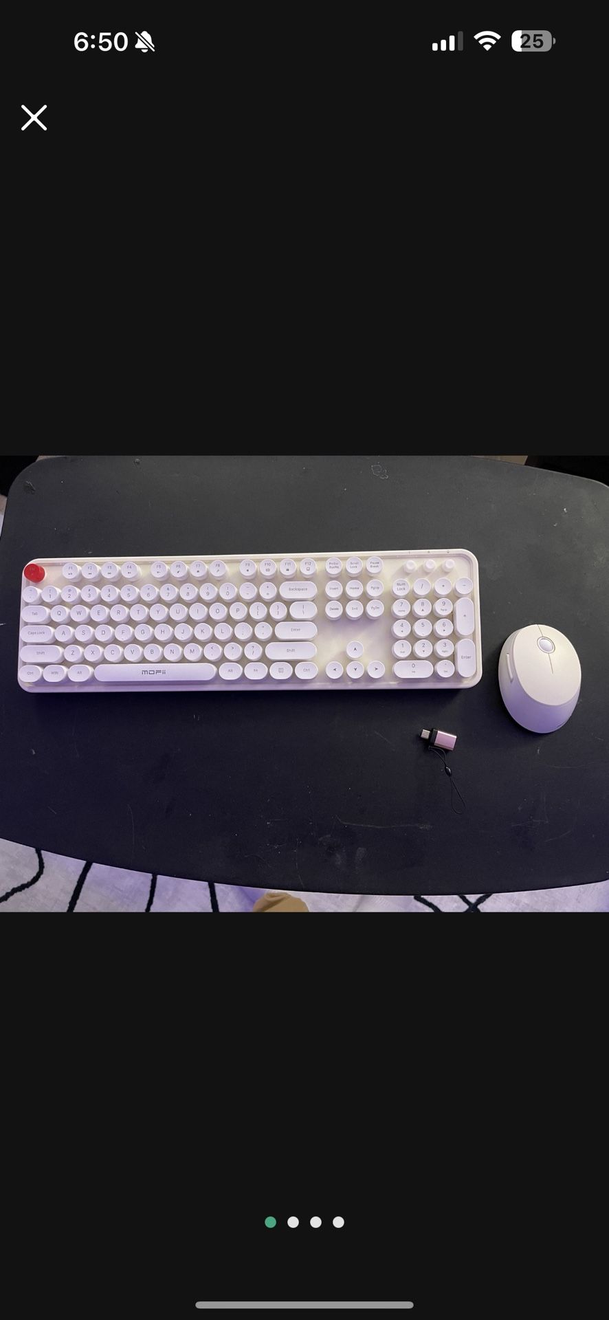 Brand New Wireless Keyboard And Mouse With Adapter