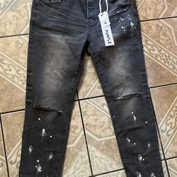 Purple Jeans Grey