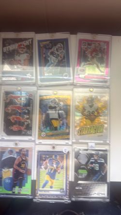 Sports cards Couple case hits auto n numbered
