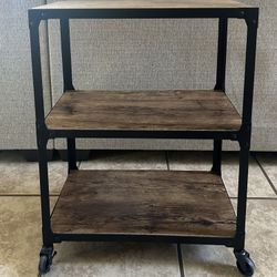 Rolling Cart/Table With Locking Casters