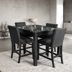 Tahoe-beige-pub table+4 chairs📲👀🚛🔥😎😍