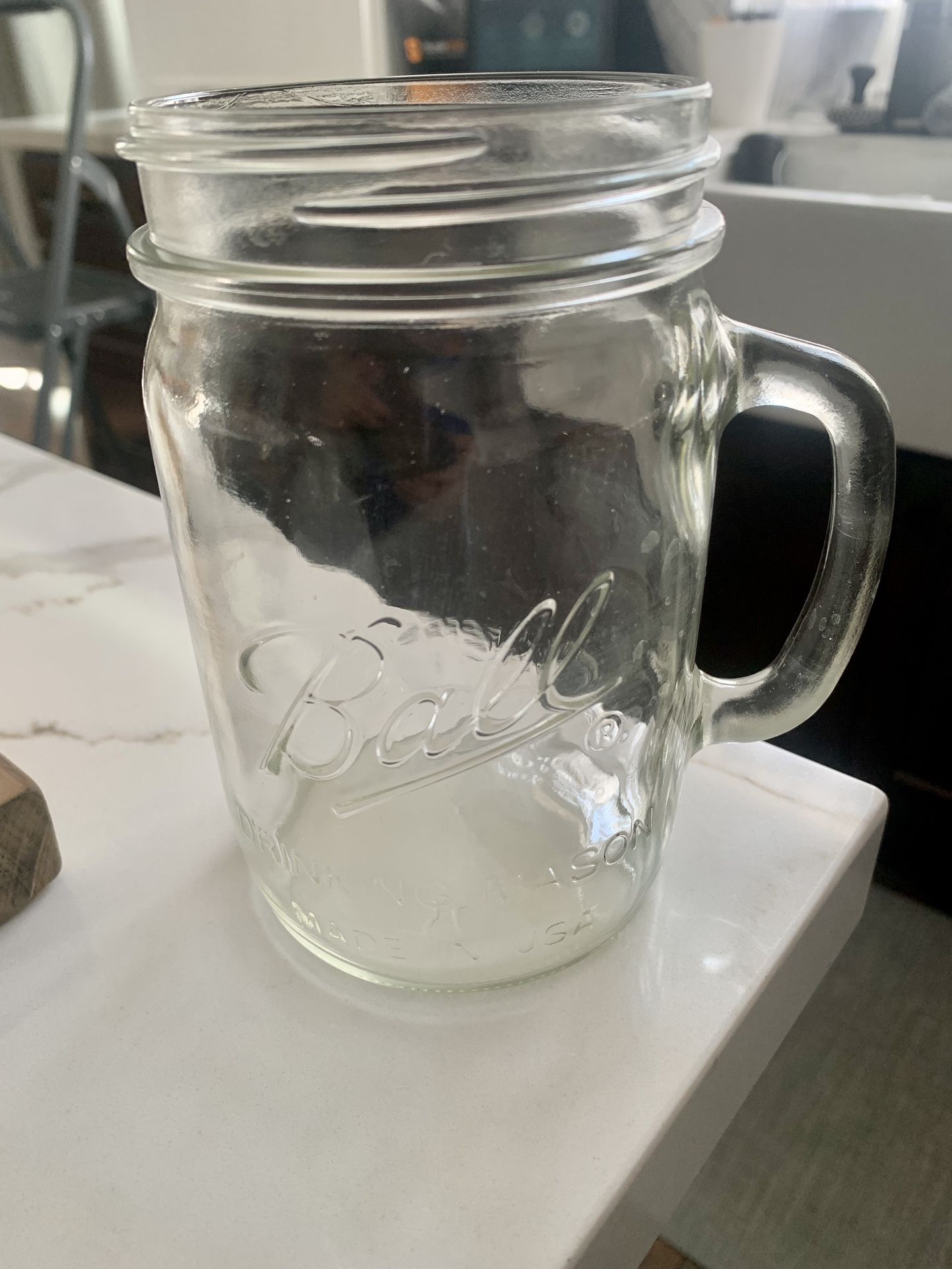 Ball 24 oz. drinking jars! Set Of 8 Mugs Mason Jar Style Like New! 