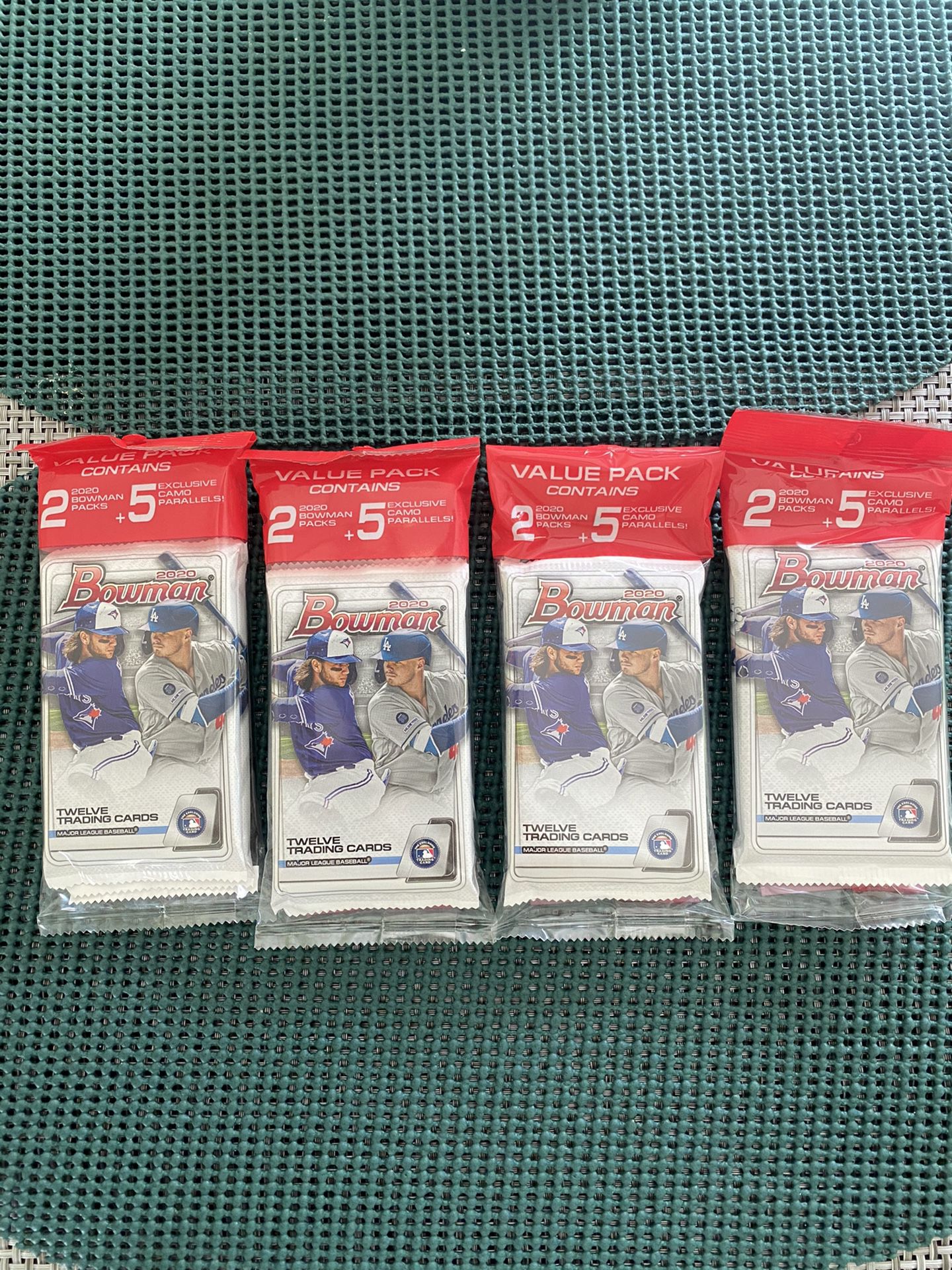 Lot of (4) 2020 Bowman Value Pack