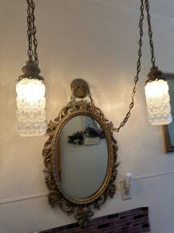 Vintage swag light