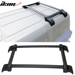 Fits 2021-2026 Ford Bronco 4DR Roof Rack W/ Rail Luggage Carrier Cross Bars Aluminum