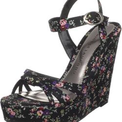 Chinese Laundry Floral Wedge Sandal