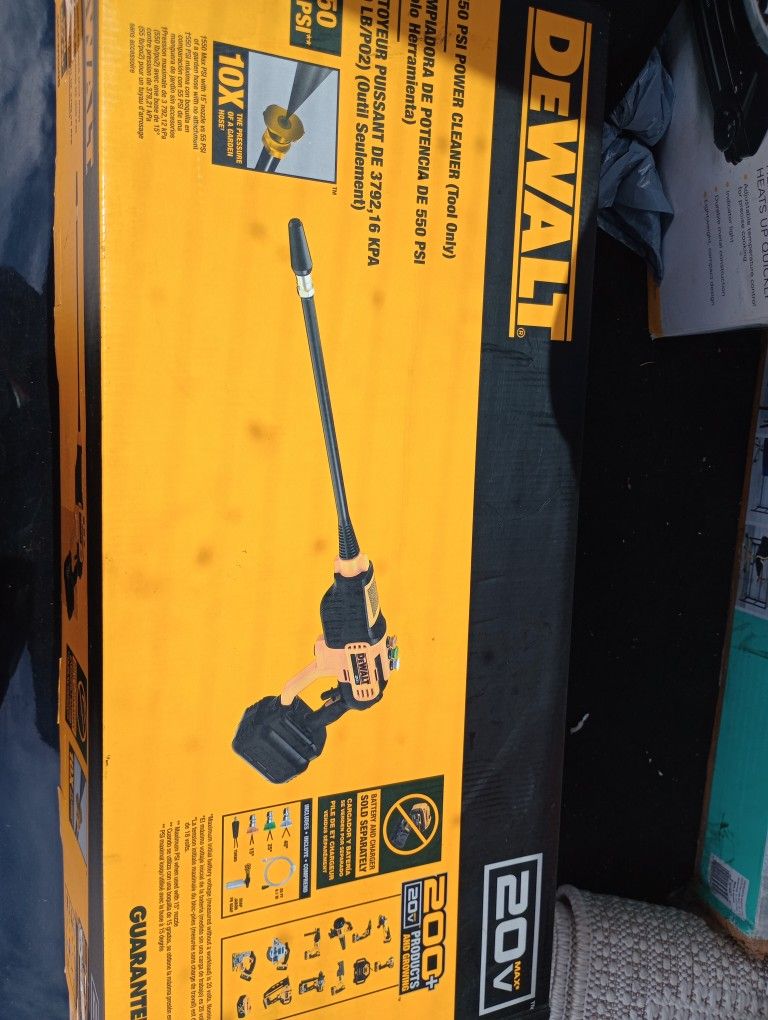 DeWalt Battery Operated Power Washer $50