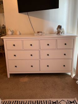 White dresser