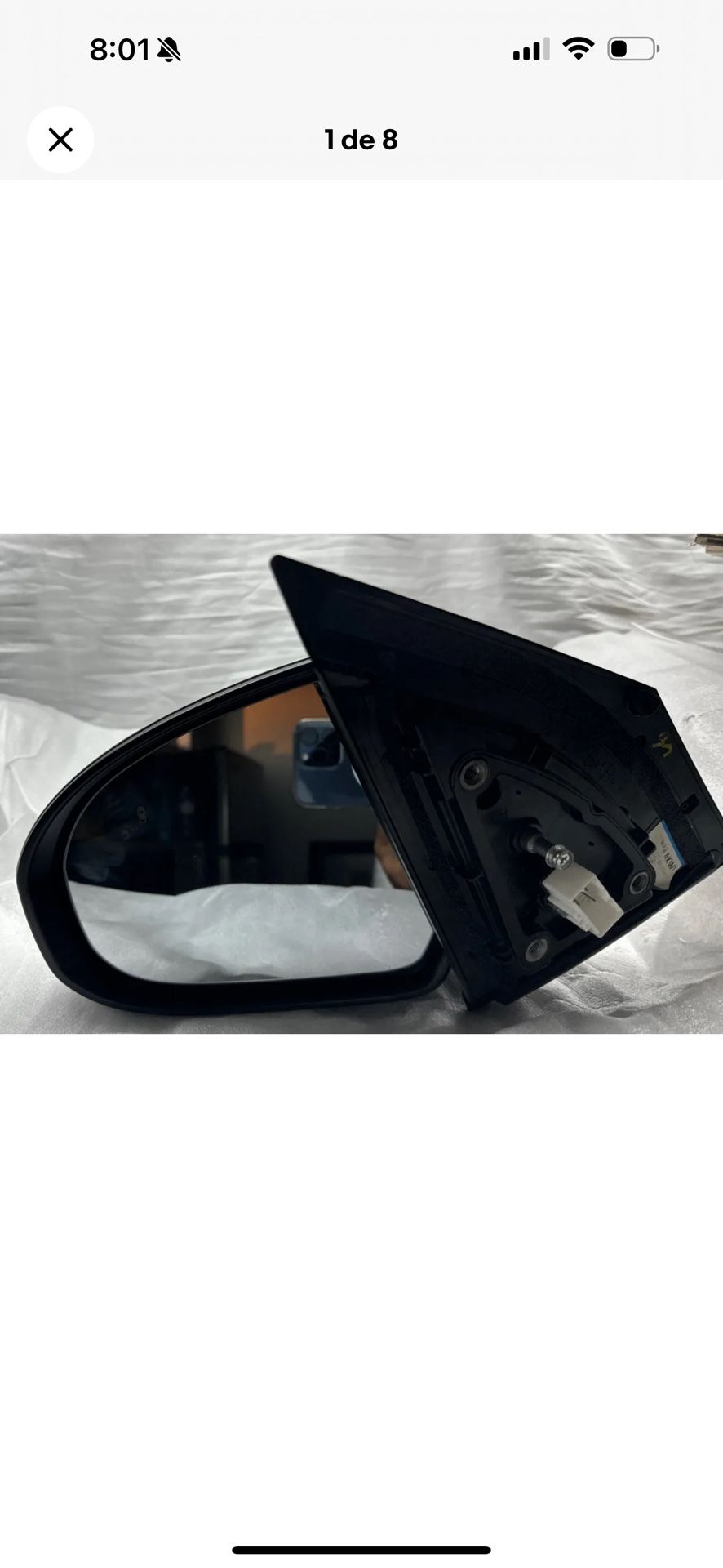 19-21 Hyundai TUCSON Driver Side View Mirror Power Heated with Blind Spot Alert