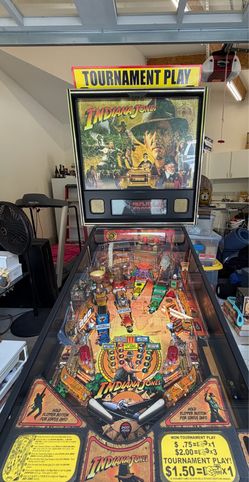 2008 Stern Pinball Machine-Indiana Jones