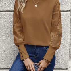 Blusa Cafés Nueva De SHEIN 