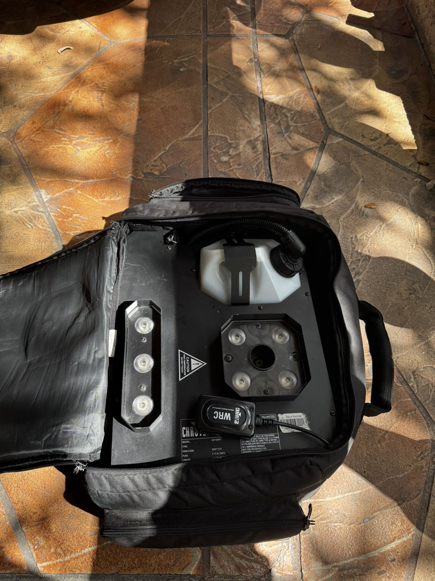 CHAUVET DJ Geyser P7 Compact Fog Machine With RGBA+UV LED and Wireless Remote