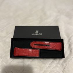 Hublot Red Alligator Strap