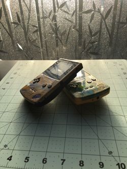 Modded backlit gameboy colors