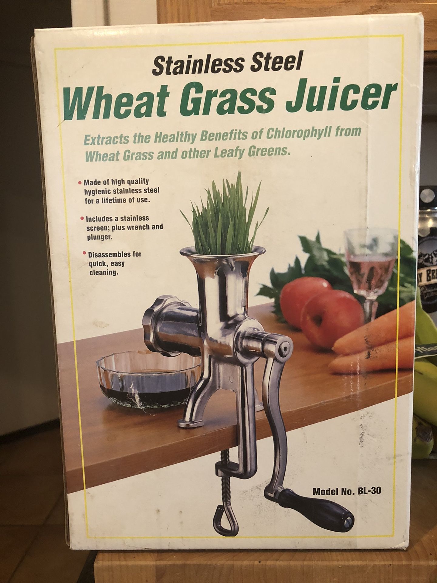 Stainless Steel Manual Wheatgrass Juicer