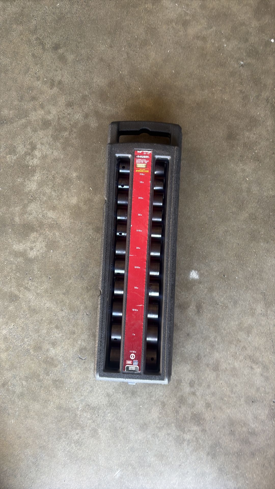 Husky socket 1/2 11 pc