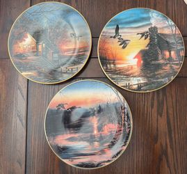 Bradford Exchange Terry Redlin plates