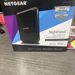 NETGEAR NIGHTHAWK AC1900 WiFi Modem Router 