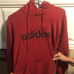Adidas Red Hoodie Size  Small