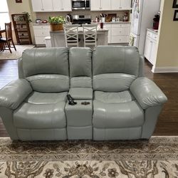 Electric Power Leather Recliner