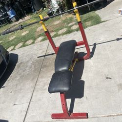 Bench With 45lb Bar