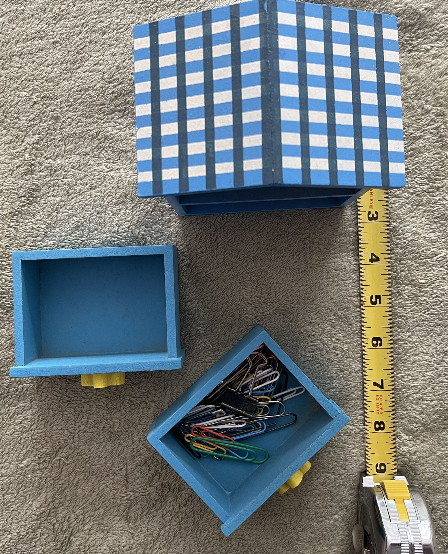 Wooden 2 Drawer “house”