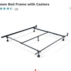 Queen metal bed frame