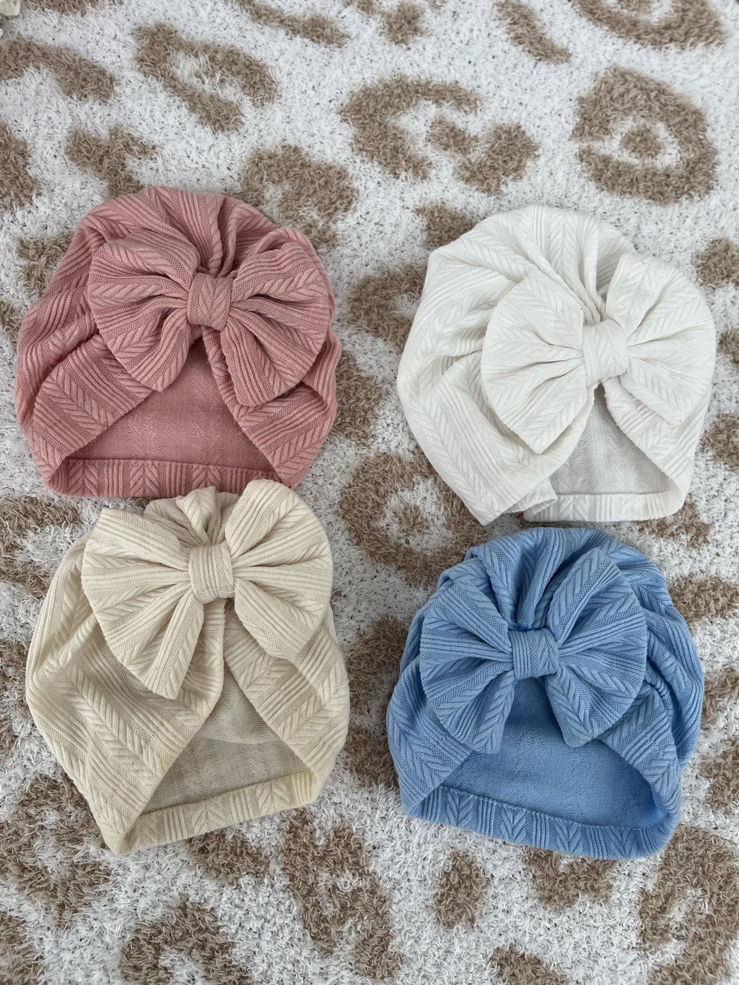 Baby Girl Bow Beanies💕🎀
