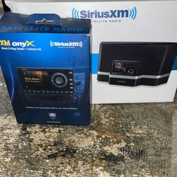 Sirius Radio And Docking Station 