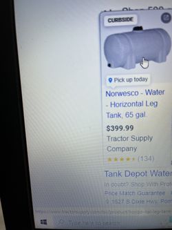 500 Gallon Water Tank