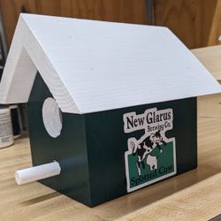 Spotted Cow Bird House 