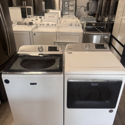 Maitag washer and dryer set