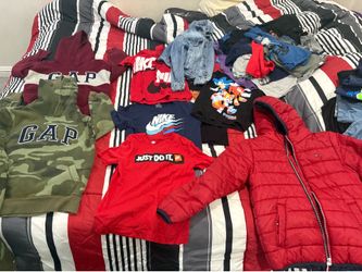 3 bags of boys clothing size small 6-7 good for back to school