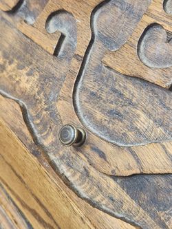 Vintage Oak Breadbox