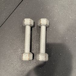 Pair Of 3lb Dumbells 