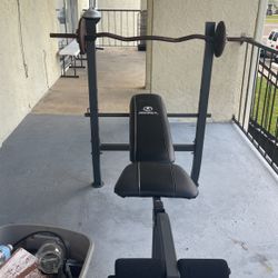 Lift Heavy Pounds Bench Marcy Diamon 