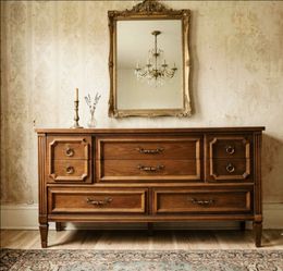 Vintage Bassett Solid Wood Dresser