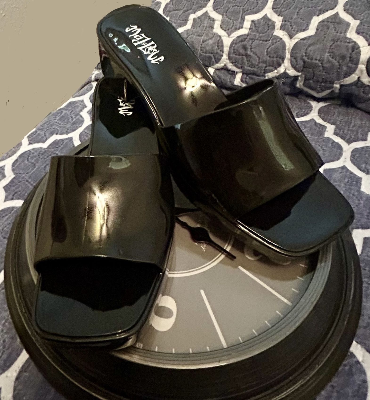 Mad Love Women's Marni Jelly Slide Mule Heels