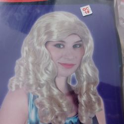 Halloween Blonde Wave Wig
