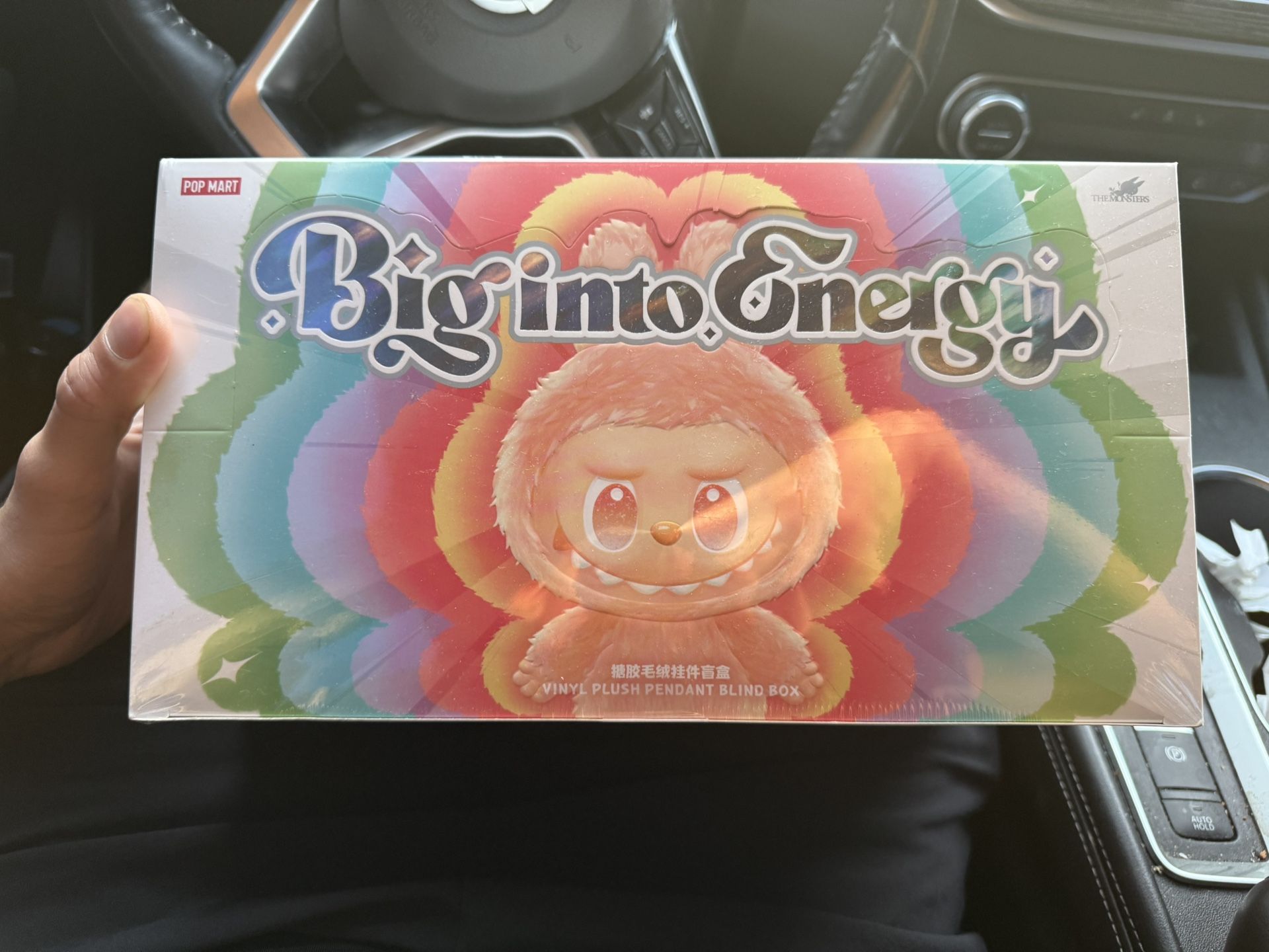 Labubu Big into Energy Boxes