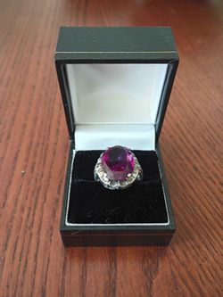 Amethyst Sterling Silver Ring