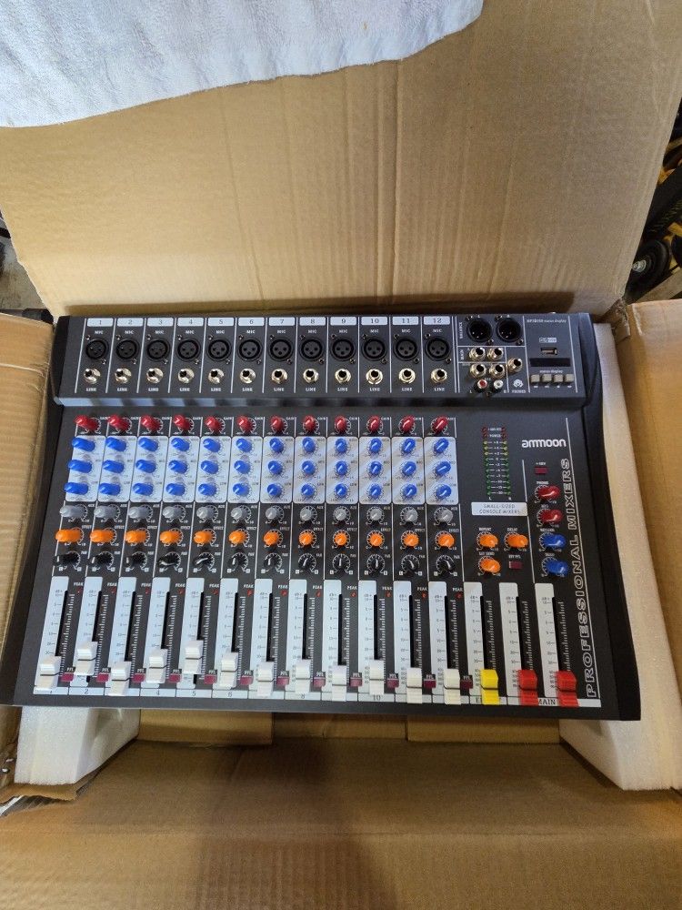 12 Channel Professional Mixer