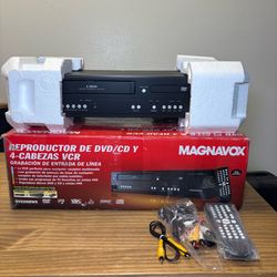 MAGNAVOX DV220MW9 COMBO DVD PLAYER/ VHS RECORDER PLAYER VCR - New OPEN BOX