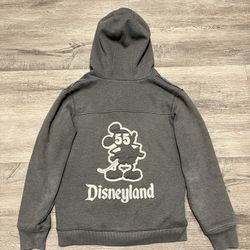 Disney Parks Disneyland 55th Anniversary Sherpa Lined Hoodie Jacket Woman's Sz L